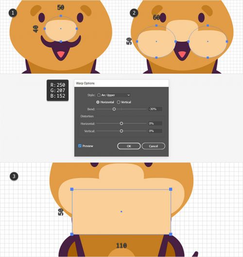 آموزش طراحی لوگوی سگ در ایلوستریتور